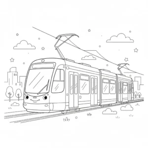 דף צביעה של חשמלית להדפסה