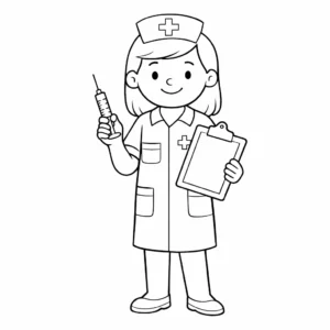 דף צביעה של אחות להדפסה