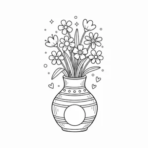 דף צביעה של אייקון אגרטל להדפסה