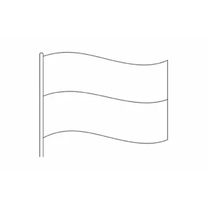 דף צביעה של דגל אוקראינה להדפסה