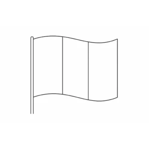 דף צביעה של דגלי צרפת ואיטליה להדפסה