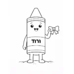 דף צביעה של צבע פנדה ורוד להדפסה