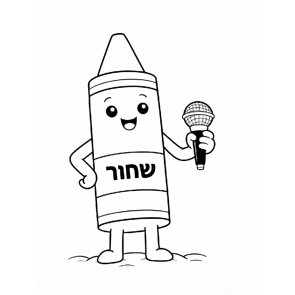 דף צביעה של צבע פנדה שחור להדפסה