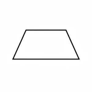 דף צביעה של צורת מקבילית להדפסה