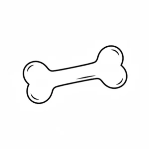 דף צביעה של צורת עצם להדפסה