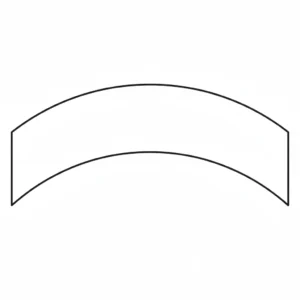 דף צביעה של צורת קשת להדפסה