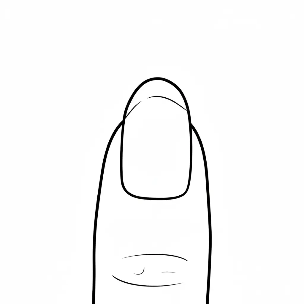 דף צביעה של ציפורן להדפסה