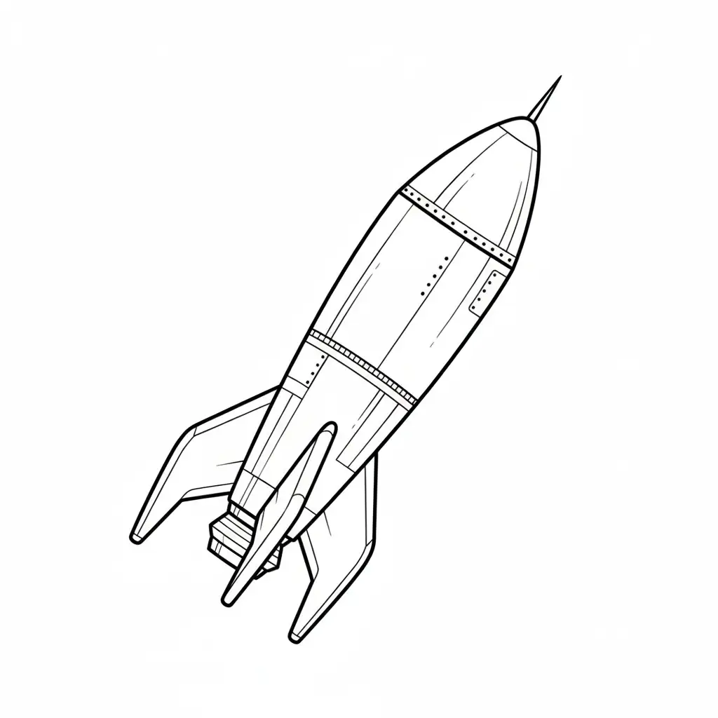 דף יצירה של חללית להדבקת פרטי חלל להדפסה