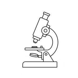 דף צביעה של מיקרוסקופ להדפסה