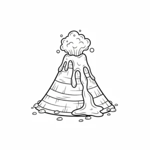 דף צביעה של ניסוי הר עגש להדפסה