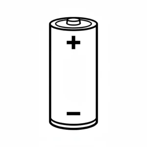 דף צביעה של סוללה להדפסה