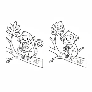 מצא את ההבדלים קופיף 5 הבדלים להדפסה