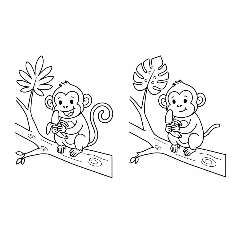 מצא את ההבדלים קופיף 5 הבדלים להדפסה