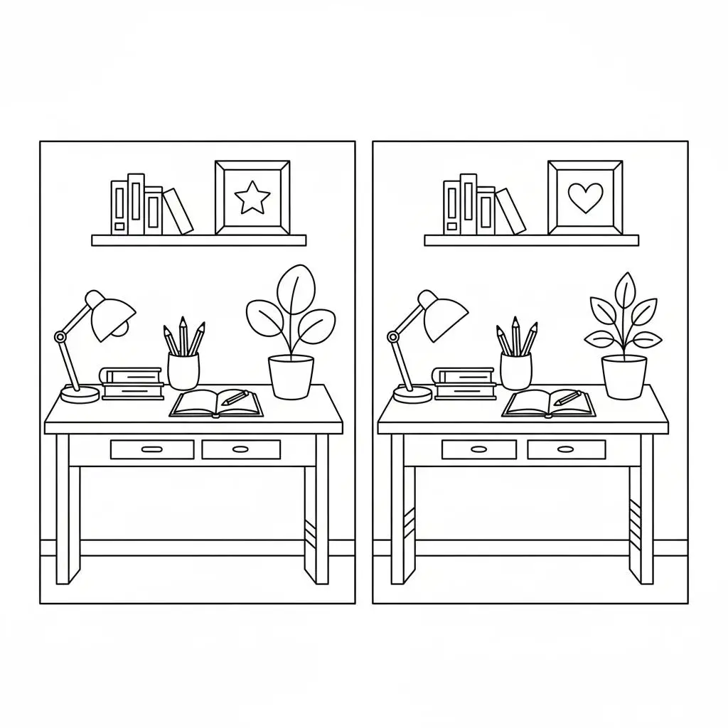 מצא את ההבדלים שיעורים 5 הבדלים להדפסה