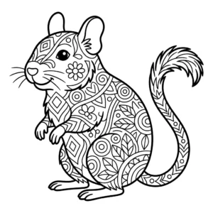 דף צביעה של דגו מנדלה להדפסה