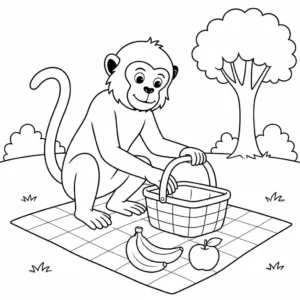 דף צביעה של לנגור רעב להדפסה